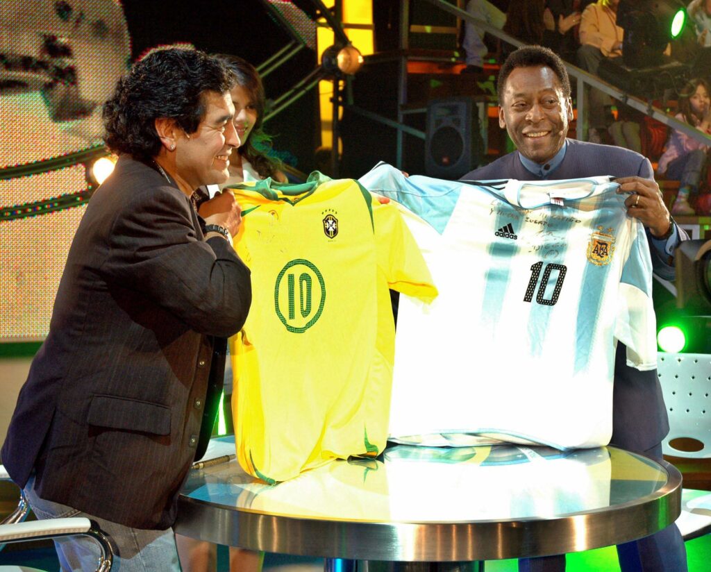 Pelé Maradona la Selección Argentina