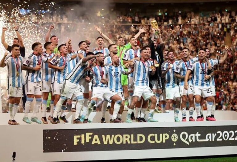 Argentina campeón del mundo. Foto: Instagram @Argentina