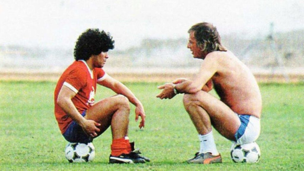 La Selección Argentina César Luis Menotti y Diego Armando Maradona