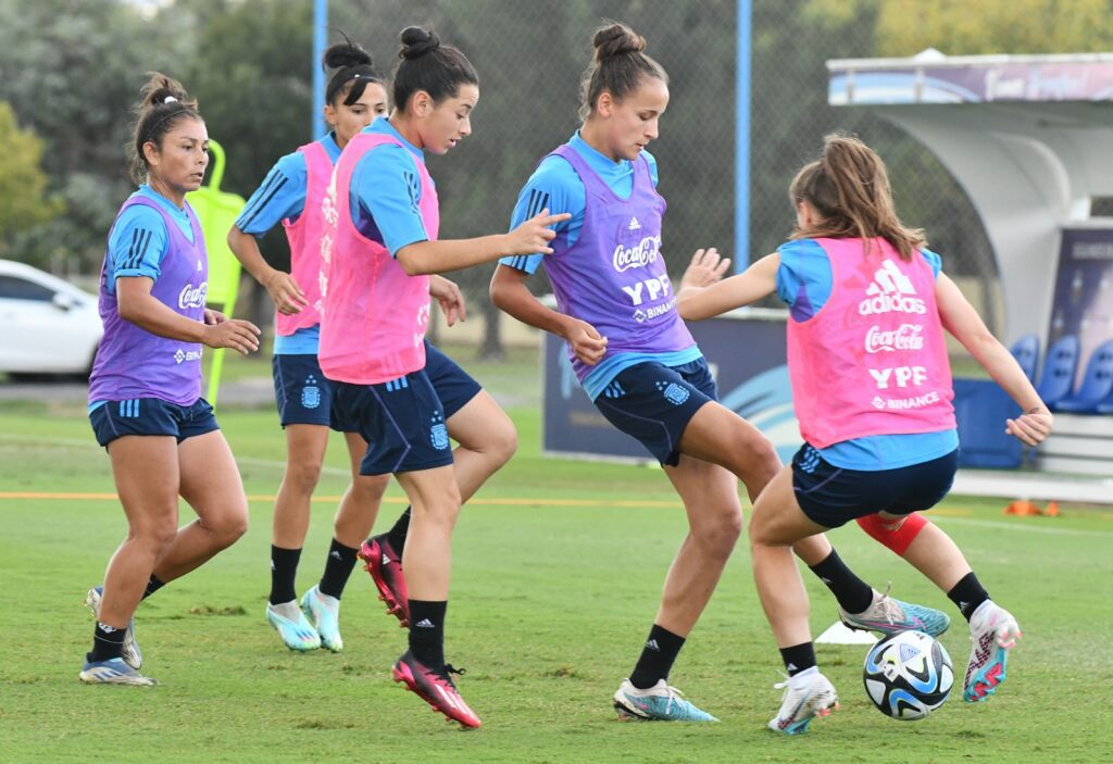 Argentina se prepara para el Mundial Femenino. Foto AFA