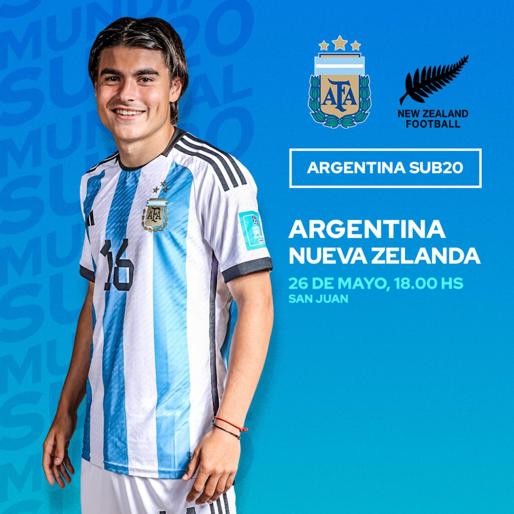 Argentina vs Nueva Zelanda la Selección Argentina
