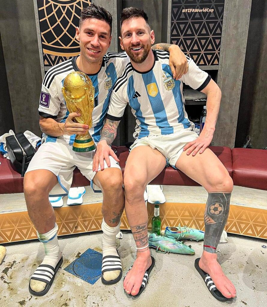Gonzalo Montiel - Lionel Messi - La Selección Argentina
