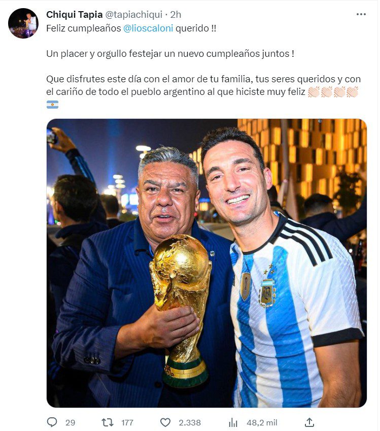 La Selección Argentina - Tapia y Scaloni