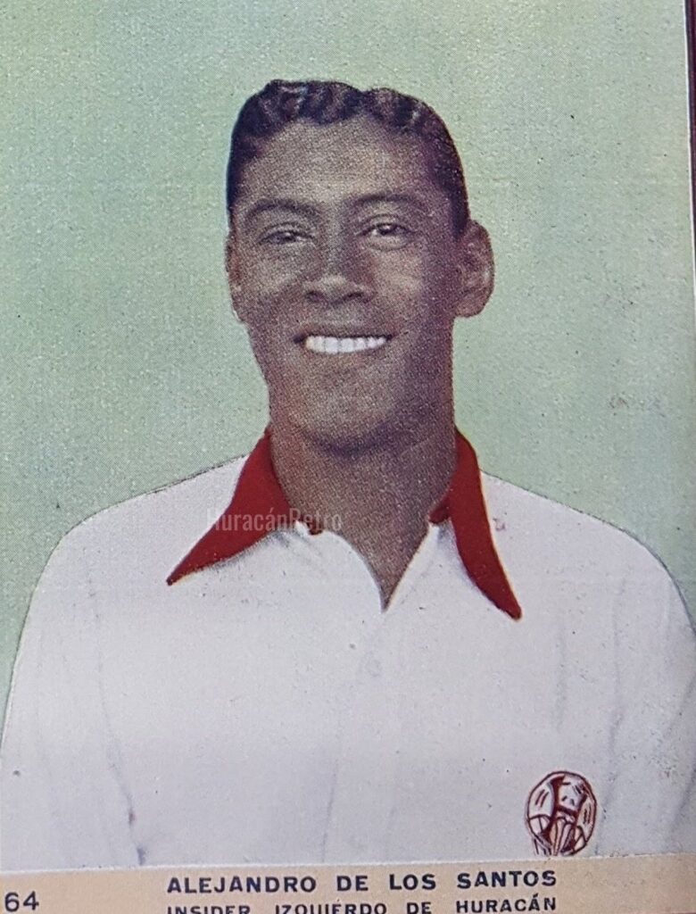 Alejandro de los Santos, el único futbolista de raza negra que jugó en la Selección Argentina