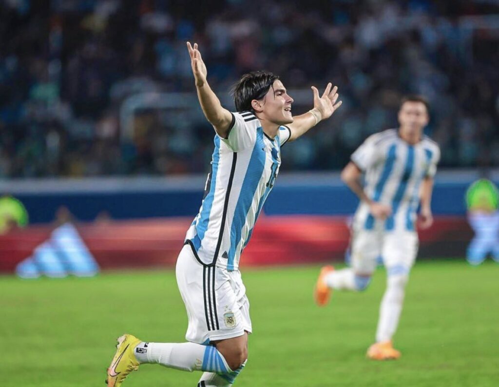 Luka Romero la Selección Argentina