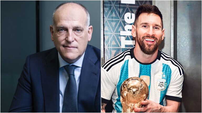Tebas - Messi - la Selección Argentina