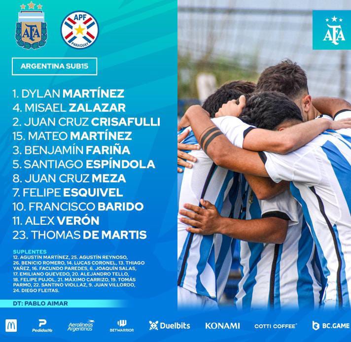 Selección Argentina Sub 15