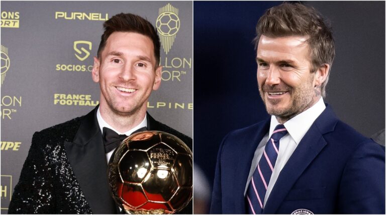 Messi - Beckham - la Selección Argentina