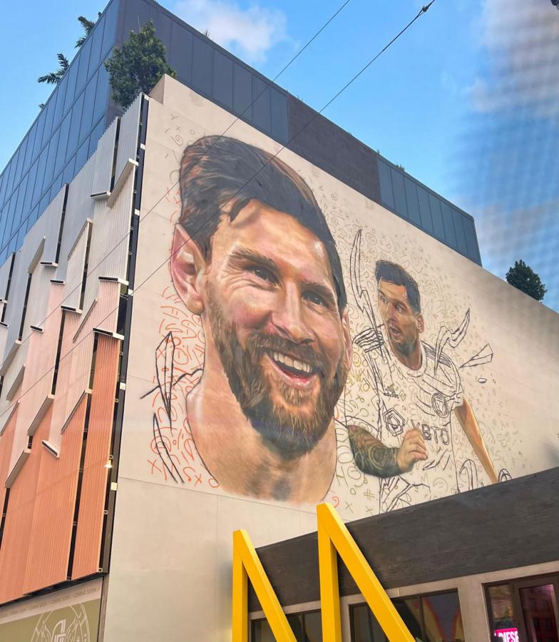 Messi mural la Selección Argentina