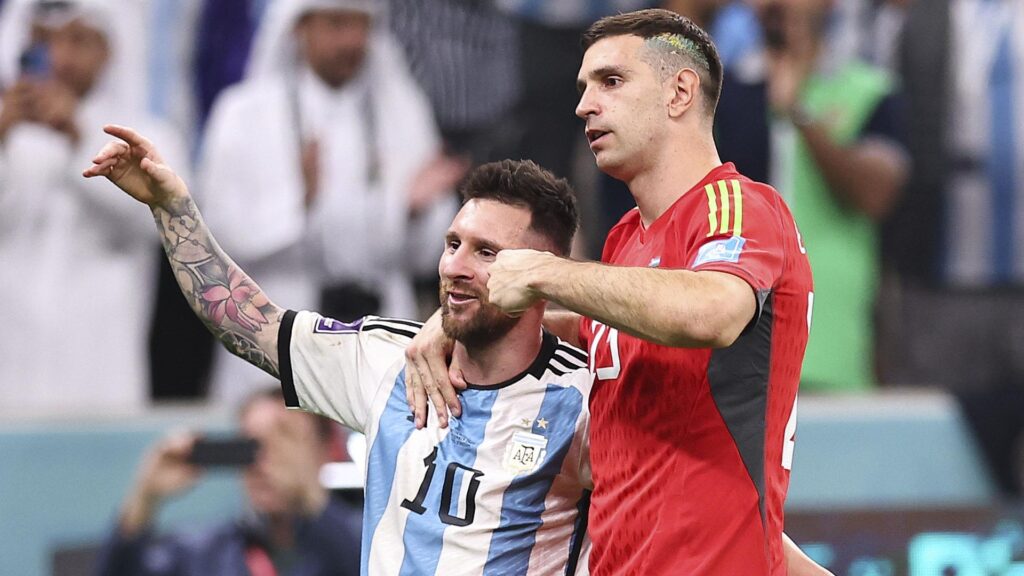 Dibu y Messi la Selección Argentina