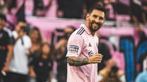 El llamativo nuevo festejo de Lionel Messi