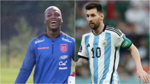 Caicedo - Messi - la Selección Argentina