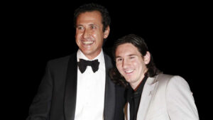Jorge Valdano y Lionel Messi