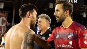 Lionel Messi y Facundo Quignon