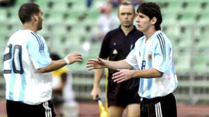 Messi debut en la Selección Argentina