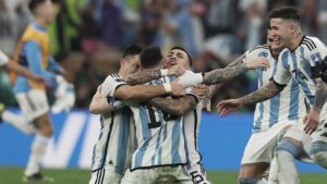 La Selección Argentina campeona del mundo (Foto AFP)