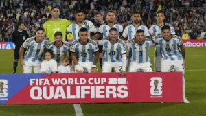 Formación Selección Argentina vs Paraguay