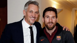 Gary Lineker y Lionel Messi