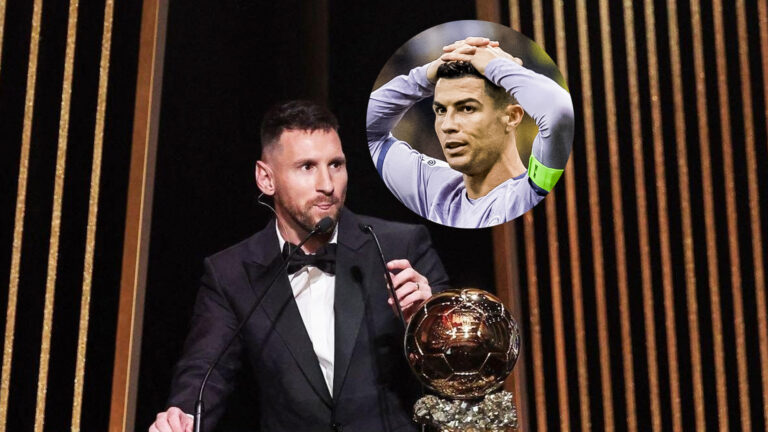 La polémica reacción de Cristiano Ronaldo al octavo Balón de Oro ganado por Lionel Messi