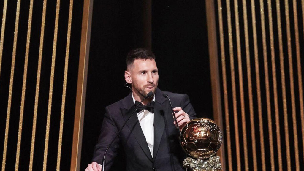 Lionel Messi, ganador del Balón de Oro por octava vez en su carrera 