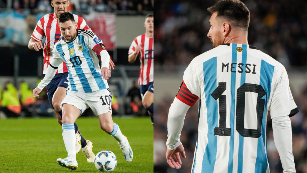 Lionel Messi ante Paraguay. Foto: Selección Argentina