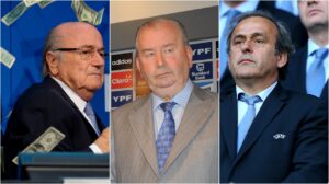 Blatter - Grondona - Platini la Selección Argentina