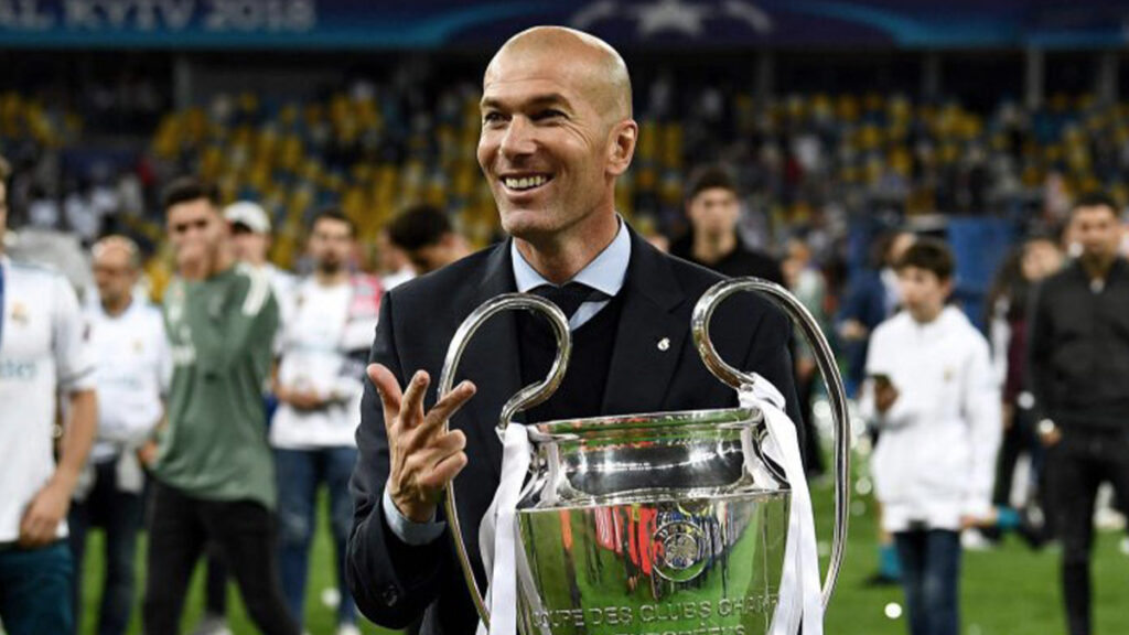 Zinédine Zidane y su tercera Champions con Real Madrid