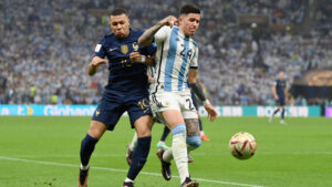 Fernández y Mbappé la Selección Argentina