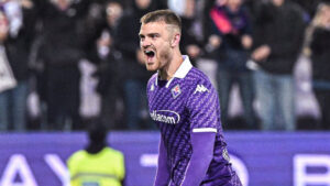 Gol de Lucas Beltrán en la Copa Italia para el triunfo de la Fiorentina
