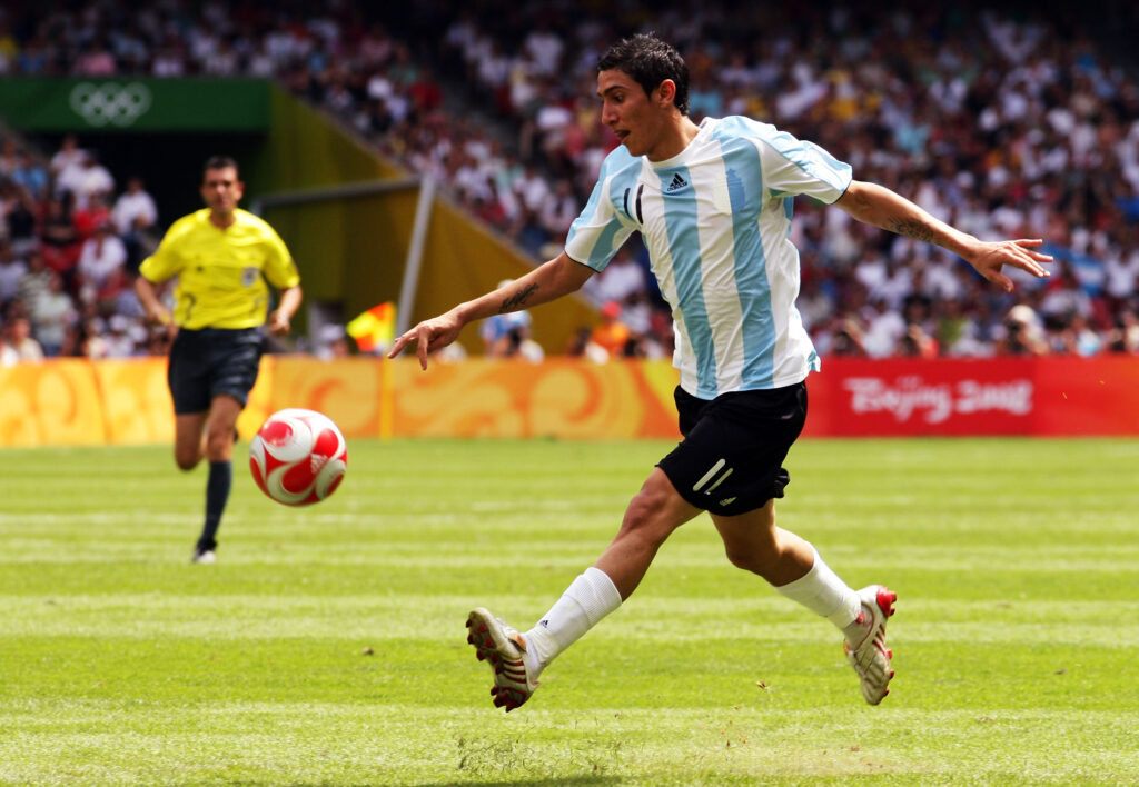 Di María 2008 la Selección Argentina