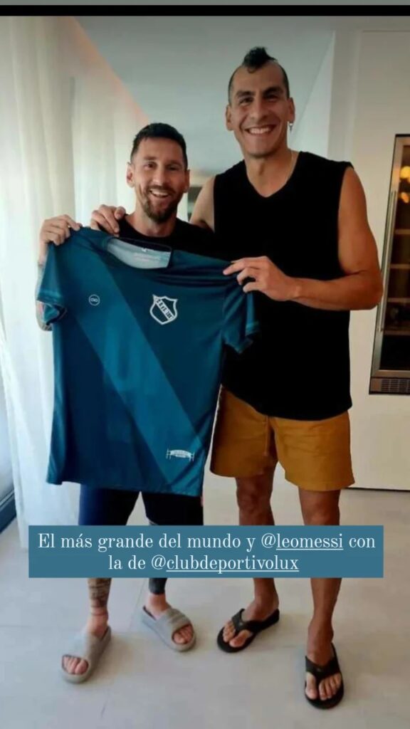 Messi y Guzmán la Selección Argentina