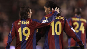 Messi y Ronaldinho la Selección Argentina