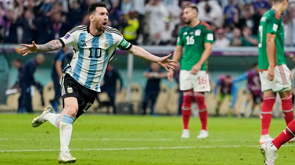 Lionel Messi vs. México en la Copa del Mundo 2022