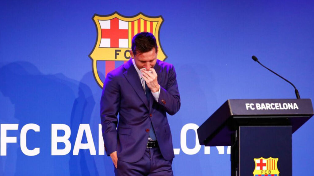 La despedida de Lionel Messi de Barcelona