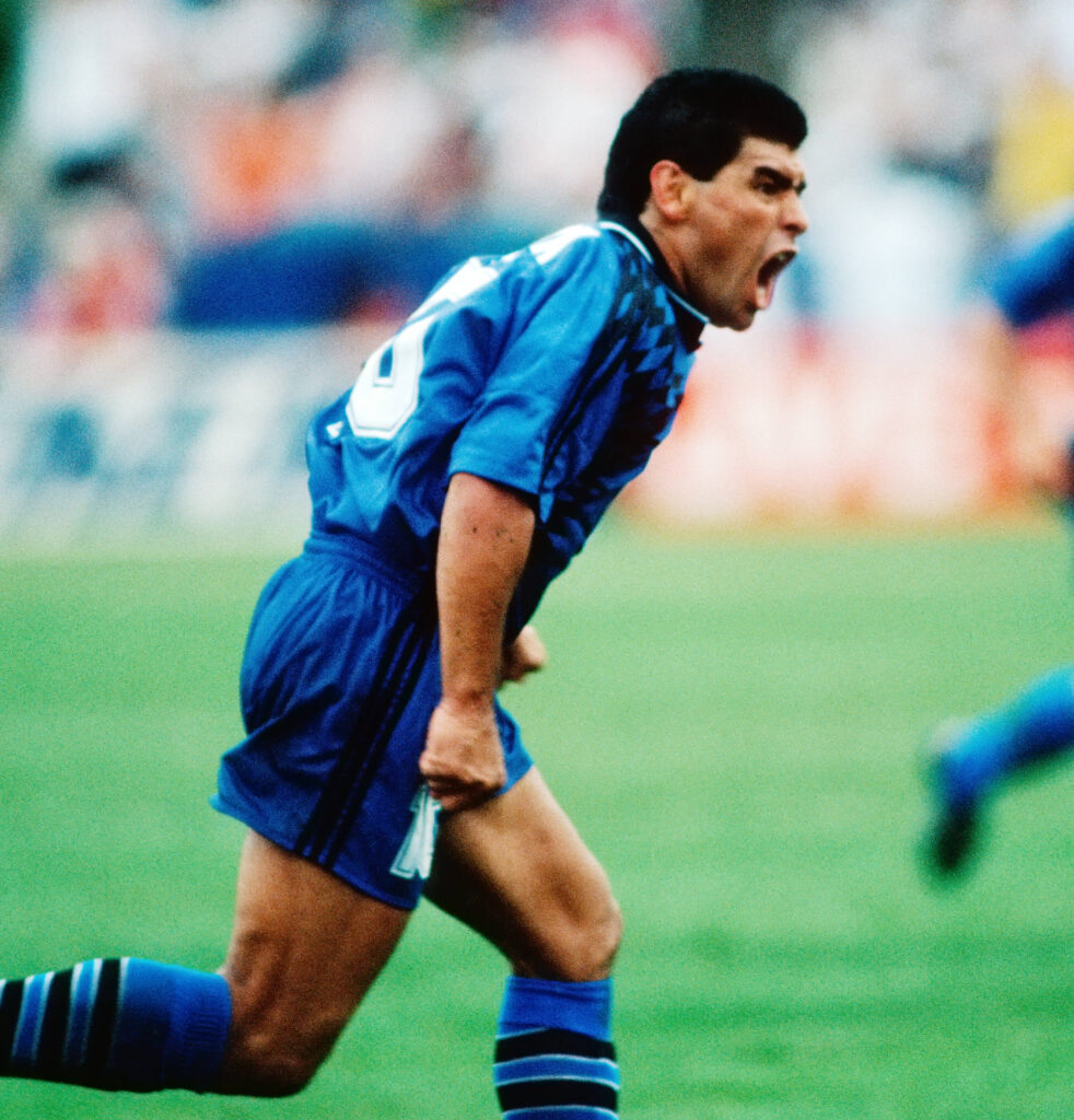 Maradona vs Grecia la Selección Argentina