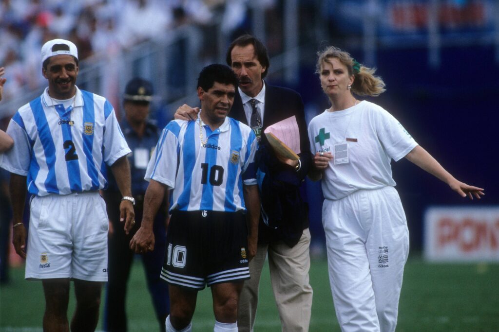 Diego enfermera la Selección Argentina
