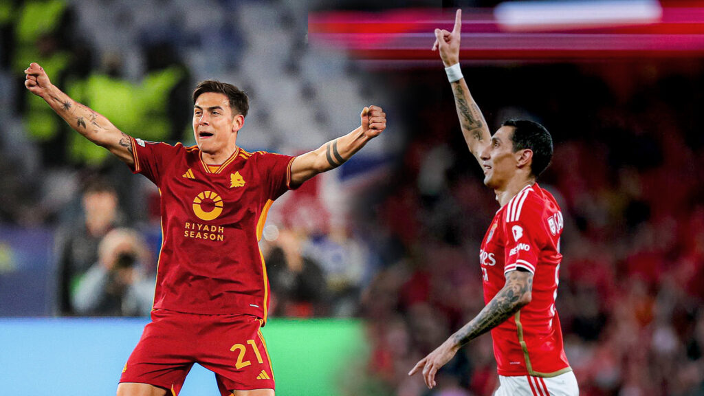Paulo Dybala y Ángel Di María avanzaron a cuartos de final de la Europa League