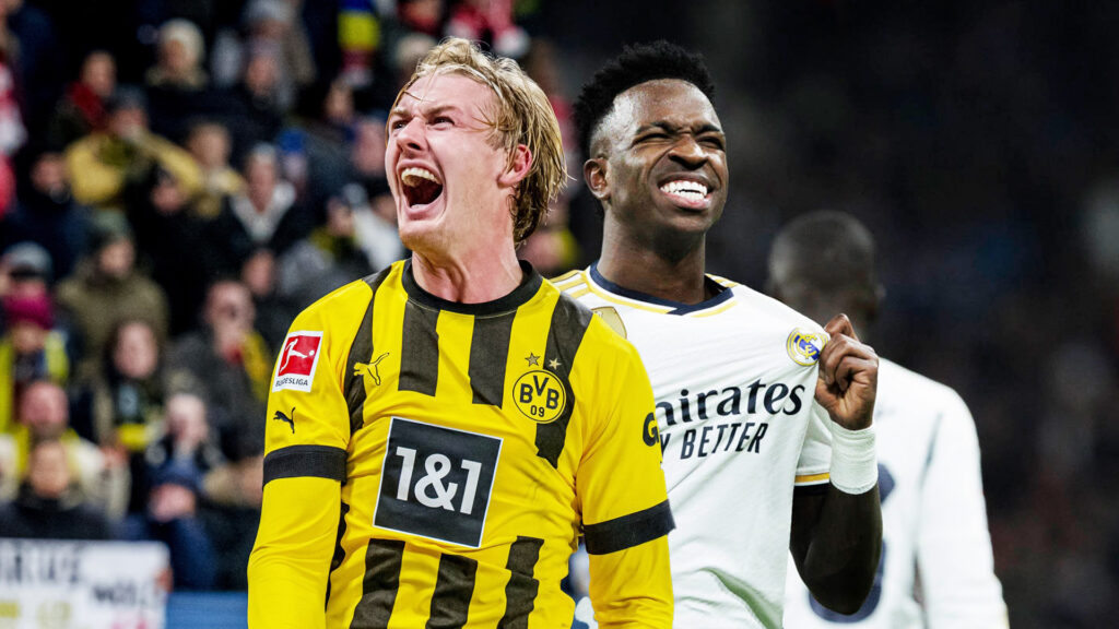Julian Brandt vs Vinícius, Dortmund vs Real Madrid en Champions