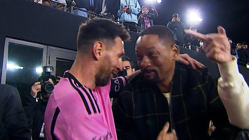 Messi se mostró junto a Will Smith y Martin Lawrence