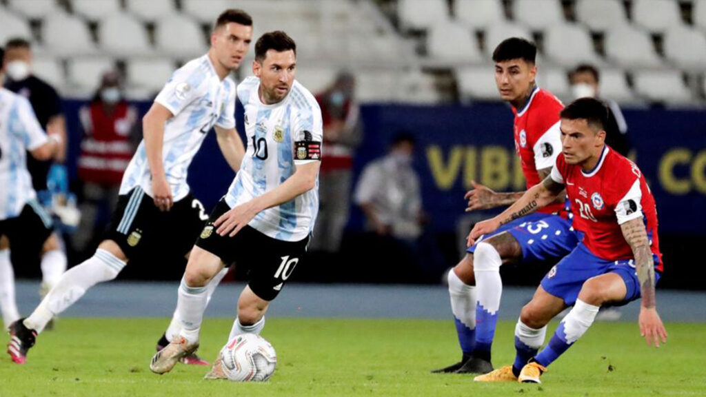 Argentina vs. Chile en la Copa América 2021