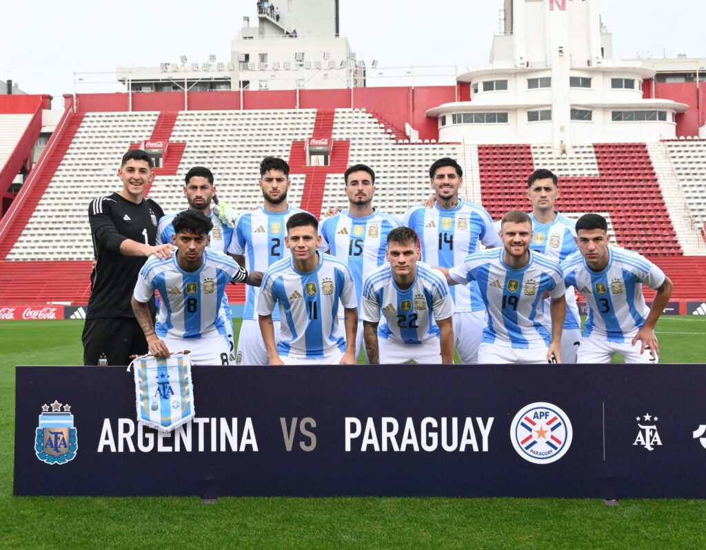 argentina paraguay amistoso sub 23