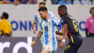 Lionel Messi, Argentina vs Ecuador