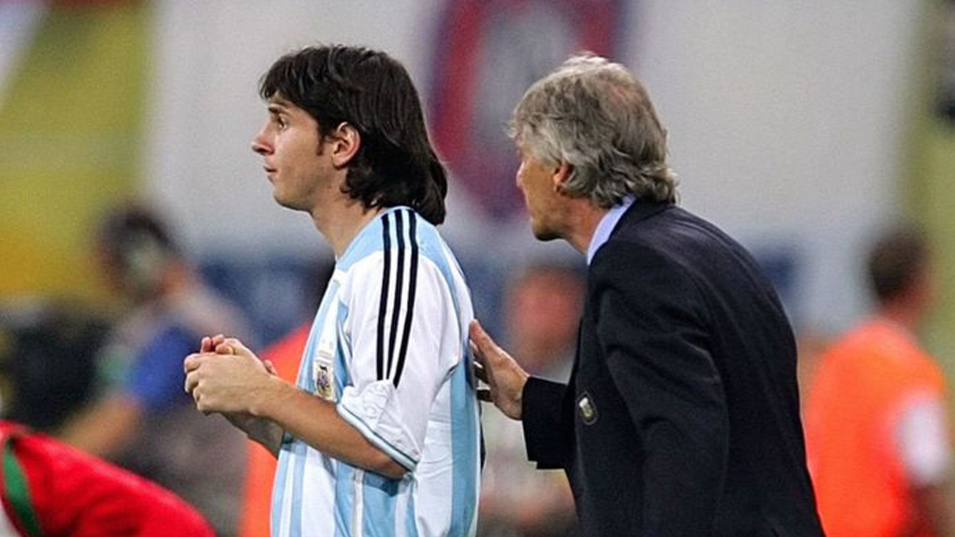 Lionel Messi y José Pekerman