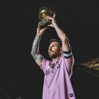 Messi celebró su octavo Balón de Oro con la gente de Inter Miami